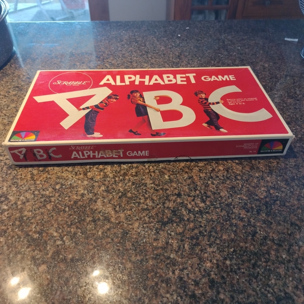 Vintage 1972 Scrabble board game family night